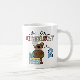Boy Bear 2:a födelsedagen T-shirts och presenter Kaffemugg