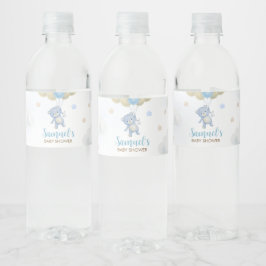 Boy Bear Barly Wait Baby Shower Vattenflaskor Etikett