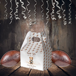Boy Bearly Wait American Football Baby Shower Presentaskar