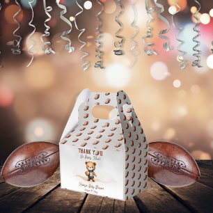 Boy Bearly Wait American Football Baby Shower Presentaskar