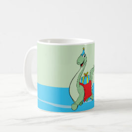 Boy, Birthday Dinosaur Kaffemugg