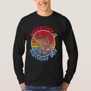 Boy Birthday I Godfather I Stegosaurus I Family Mo T Shirt