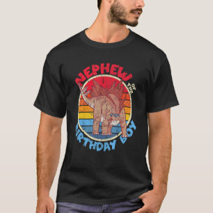 Boy Birthday I Nephew I Stegosaurus I Family Match T Shirt