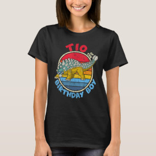 Boy Birthday I Tio I Ankylosaurus I Family Matchin T Shirt