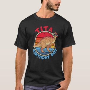 Boy Birthday I Tita I Parasaurolophus I Familjemat T Shirt