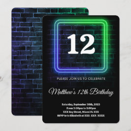 Boy Birthday Inbjudningar