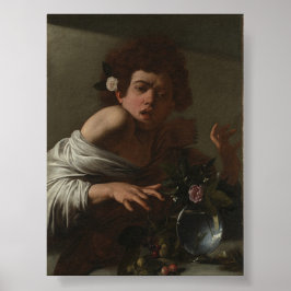 Boy Bitten av en ödla Poster