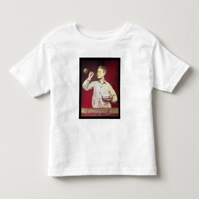 Boy Blowing Bubbles, 1867-69 Tee Shirt (Framsida)
