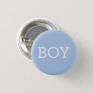 Boy Blue Baby Gender Reveal Party Knapp
