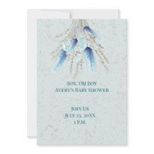 Boy Boho Twin Baby Shower