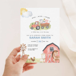 Boy Boskap Baby Shower-inbjudan Inbjudningar