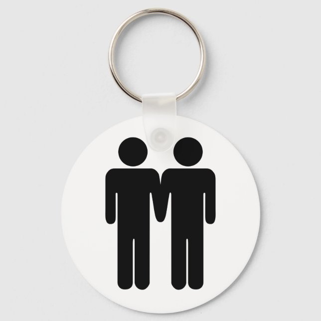 Boy + Boy Keychain Nyckelring (Framsida)