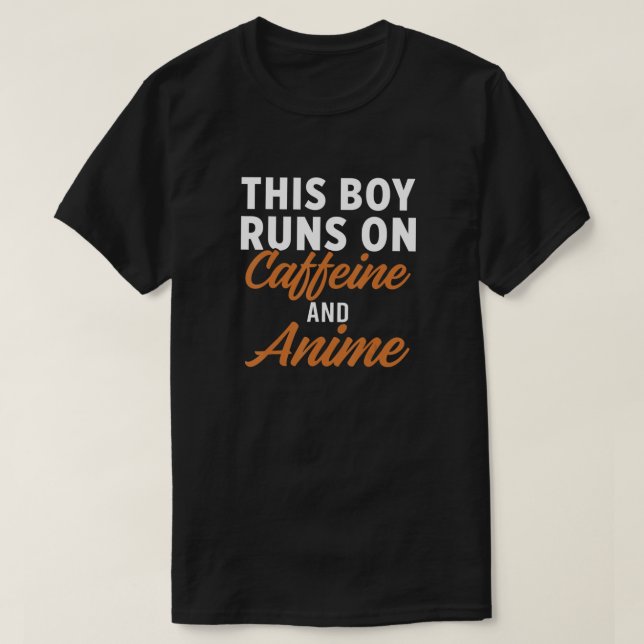 Boy Caffeine Anime Japansk kulturmanga Japan Ot T Shirt (Design framsida)