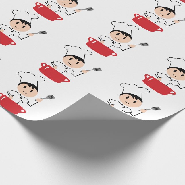 Boy Chef Presentpapper (Hörn)