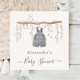 Boy Clothes Eucalyptus Boy Shower Pappersservett