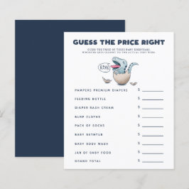 Boy Dinosaur Baby Shower gissar den Prisa Högerna