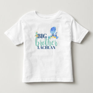 Boy Dinosaur Big Brother T Shirt