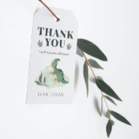 Boy Dinosaur Jungle Grattis på födelsedagen Tack