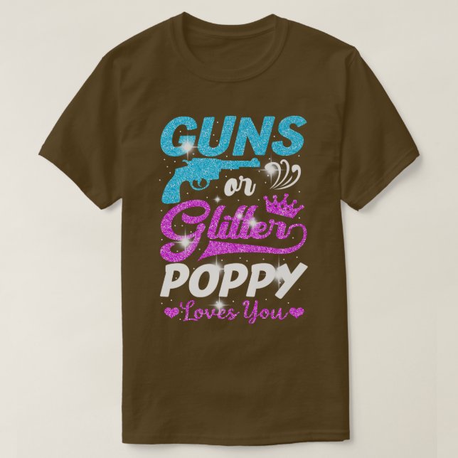 Boy eller Girl eller Blue Poppy Kärlek du Gender R T Shirt (Design framsida)