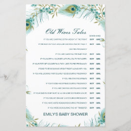 Boy eller Girl Gamves Tale Baby Shower med svar