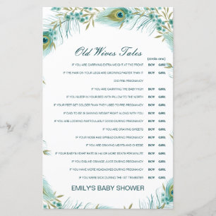 Boy eller Girl Gamves Tale Baby Shower med svar