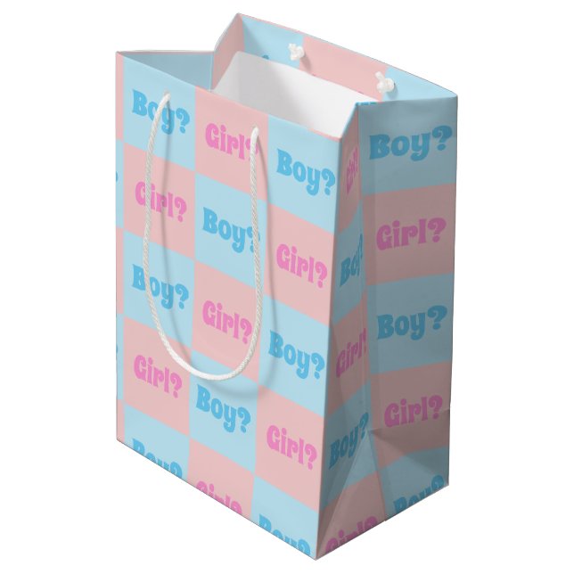 Boy eller Girl Gender Reveal (Baksidan Vinklad)