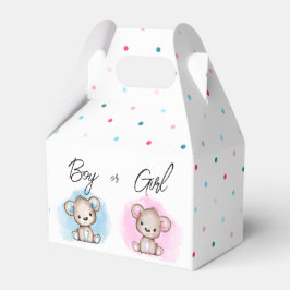 Boy eller Girl Gender Reveal Party Presentaskar