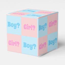 Boy eller Girl Gender Reveal Presentaskar