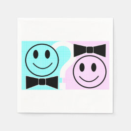 Boy eller Girl Party Napkins Pappersservett
