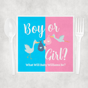 Boy eller Girl vad Baby kommer att bli Gender i Pa Pappersservett