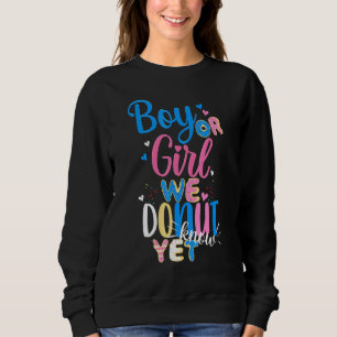 Boy eller Girl vi vet än en Gender Reveal Part T Shirt