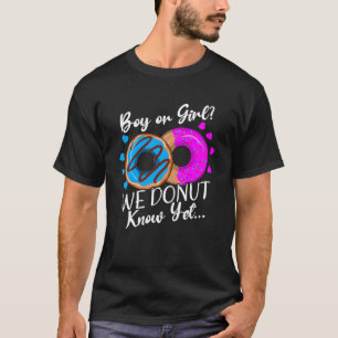 Boy eller Girl Vi vet Gender Reveal Sweet Dou T Shirt