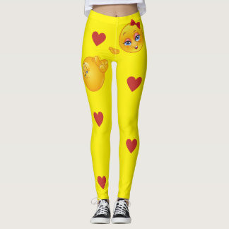 "Boy Emoji Says,'ring mig inte till Girl Emoji" Leggings