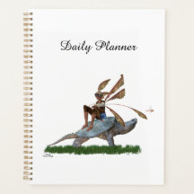Boy Fairy Riding på Turtle Daily Planner