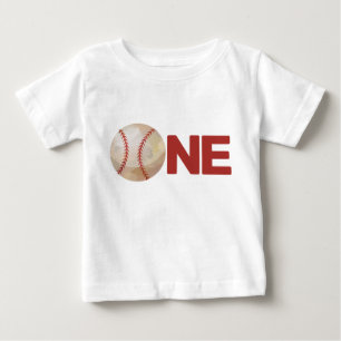 Boy First Birthday Baseball ONE T Shirt