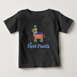 Boy First Fiesta Birthday T Shirt