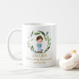 Boy First Holy Communion Ceramic Mug 11 oz Kaffemugg