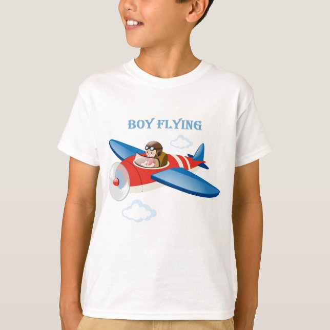 Boy Flies T Shirt (Framsida)