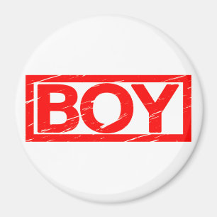 Boy Frimärke Magnet