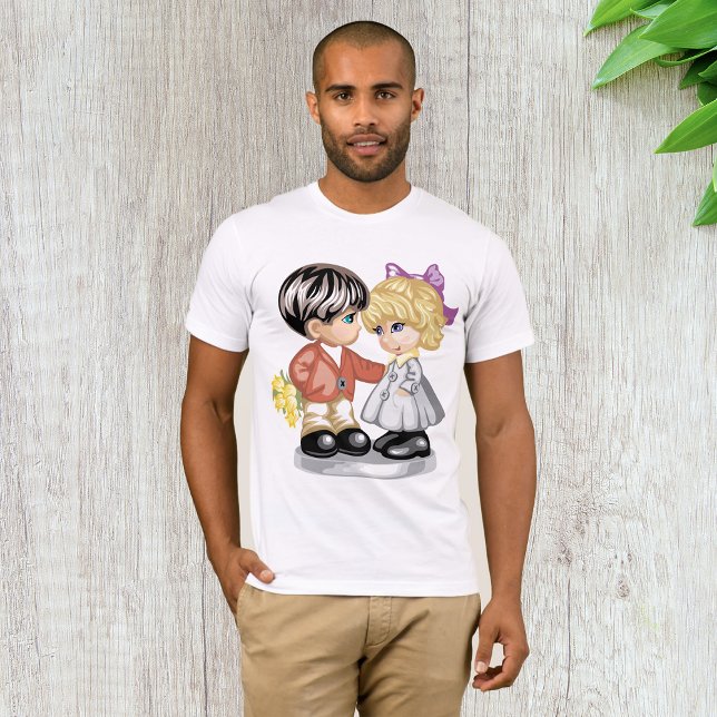 Boy Ge A Girl Flowers Manar T-Shirt (Skapare uppladdad)