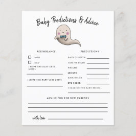 Boy Ghost Little Boo Predications & Advice Card