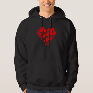 Boy Girl Valentineu2019s Day Hund Costume Fransk B Hoodie