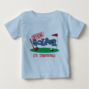 Boy Golfer i träning T-shirt