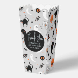Boy Halloween Birthday Party Popcorn Presentaskar
