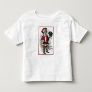 Boy Holding a Bushel of Holly Tee