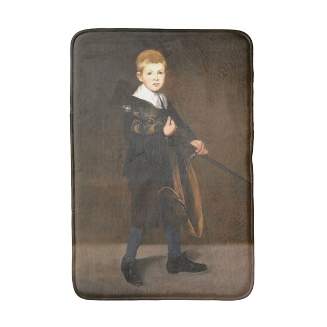 Boy Holding a Sword (av Edouard Manet) Badrumsmatta (Framsidan (Vertikal))