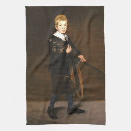 Boy Holding a Sword (av Edouard Manet) Kökshandduk