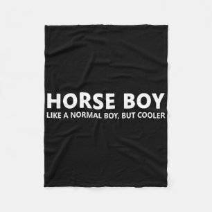 Boy Horse Boy Fleecefilt