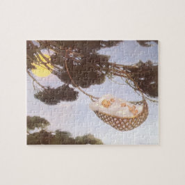 Boy i Hassoc Träd av Jessie Willcox Smith Pussel