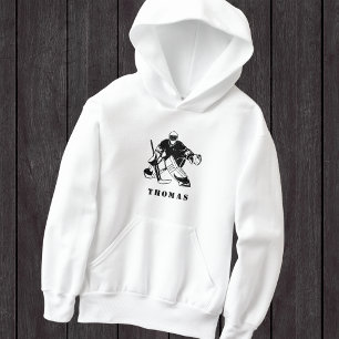 Boy Ice Hockey Goalie Player Namn Kids T Shirt